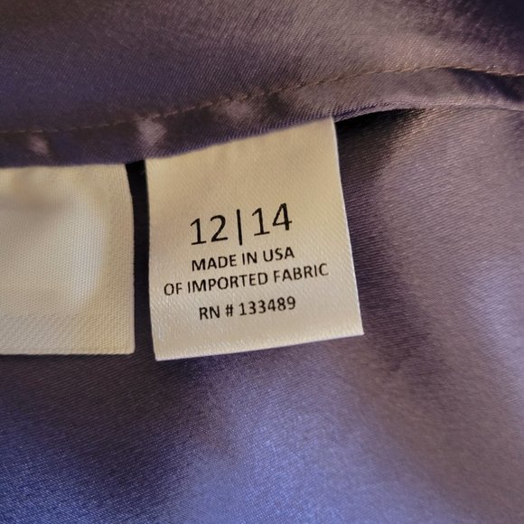 NWOT Union Station Bride's Maid Dress with Twisted Neckline in Colour Size 12/14 - Picture 9 of 10